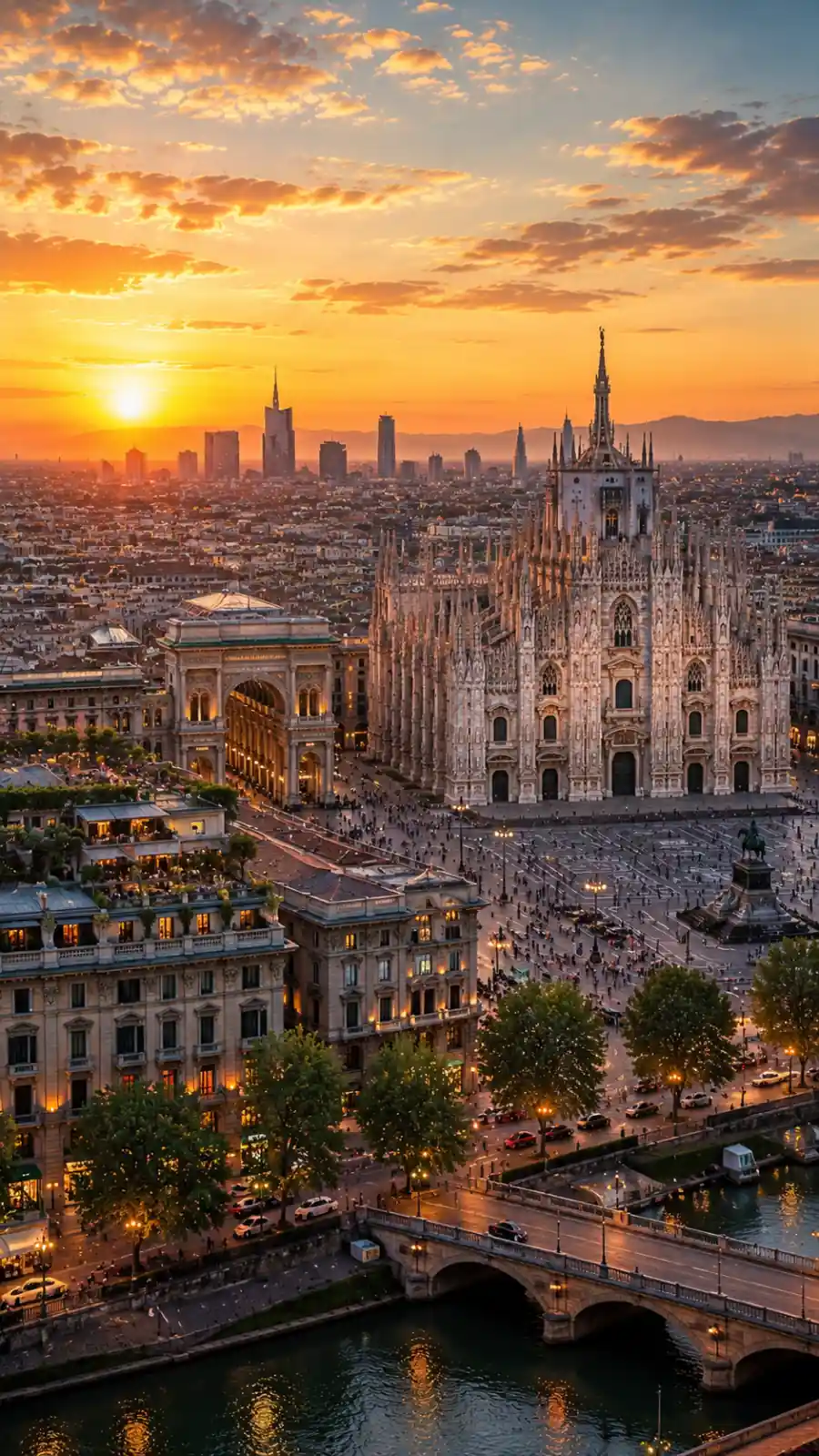 Milano — skyline della capitale finanziaria italiana